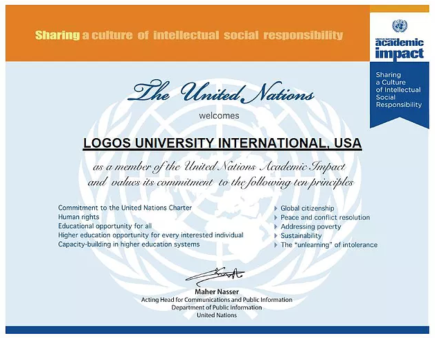 Unilogos® é Membro Oficial da ONU (UNAI)